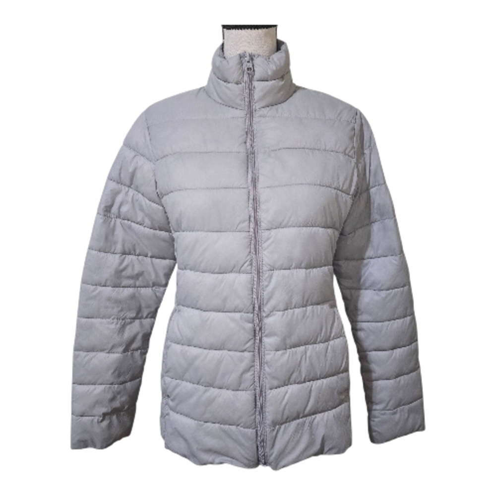 a.n.a Women’s Lightweight Puffer Jacket Grey Small Gorpcore Outdoor Fall Winter